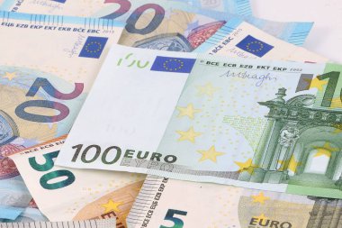 farklı Euro stüdyo yakın çekim