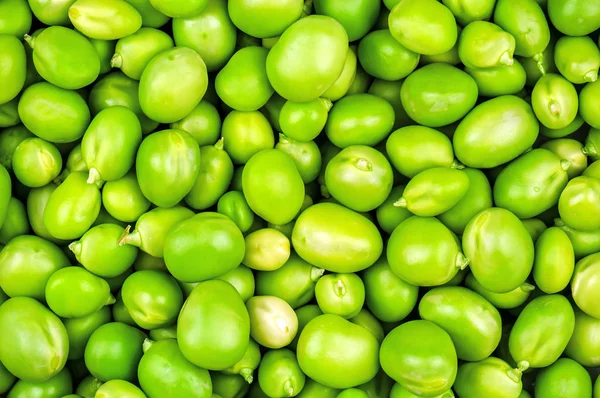 成熟的绿色豌豆作为质地 — 图库照片