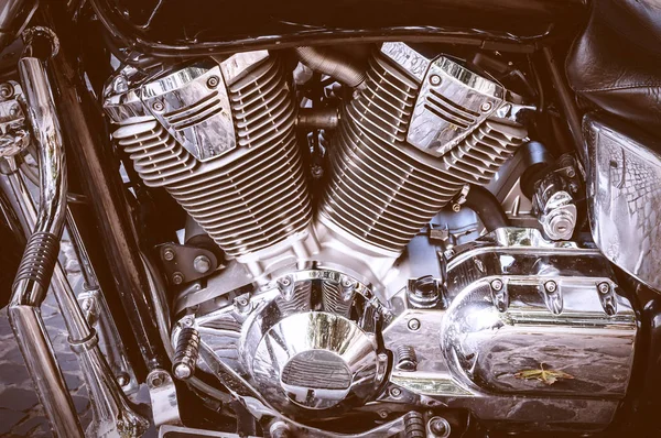 Motocykl Silnik Silnik Ogólny Symbol Silnik Inne Części Mechaniczne Przyrządy — Zdjęcie stockowe