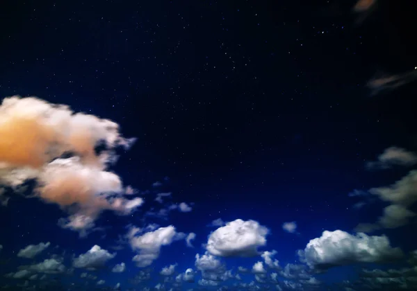 Wolken Nachthimmel Eine Textur — Stockfoto
