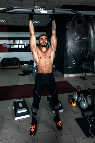 Hombre Gimnasio Stock Foto — Foto de Stock