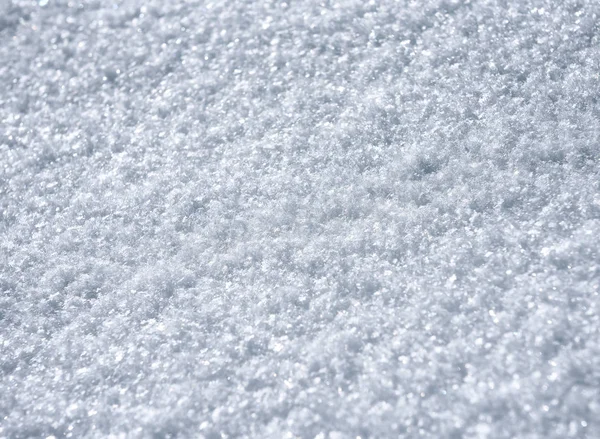 Puszysty Śnieg Jako Tekstura — Zdjęcie stockowe