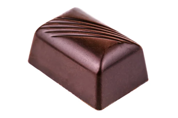 Sweet Chocolate Candy Isolated White — Stock Photo, Image