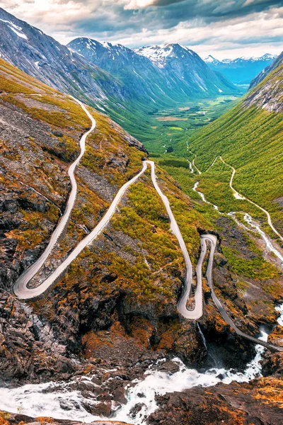 Droga trolli. Norwegia — Zdjęcie stockowe