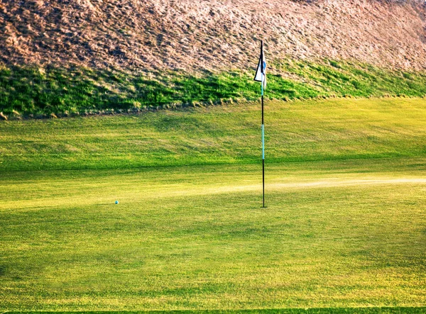 Gröna golf fält — Stockfoto