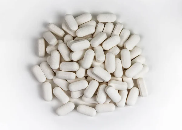 Heap Bca Pills Isolated White — Stock Photo, Image