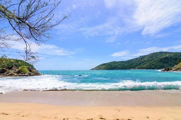 Schöne Welle Strand Klares Wasser Weißer Sand Ihrem Urlaub Andaman — Stockfoto