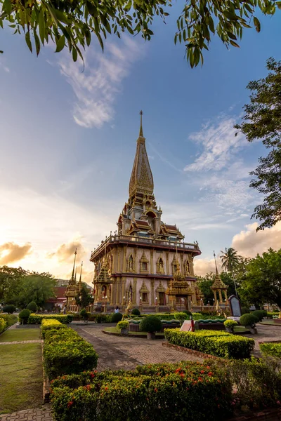 Pagoda Templo Chalong Phuket Tailandia — Foto de Stock