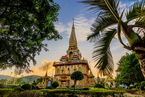 Пагода Храме Чалонг Пхукете Таиланд — стоковое фото