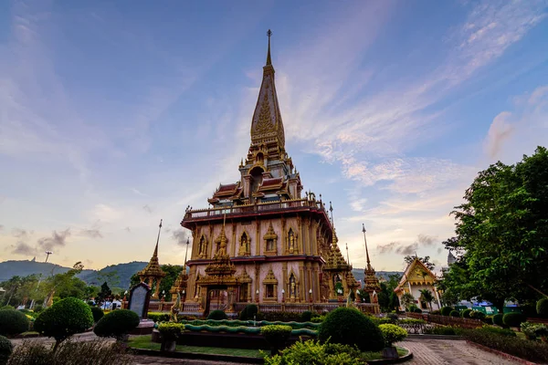 Παγόδα Στο Ναό Chalong Πουκέτ Ταϊλάνδη — Φωτογραφία Αρχείου