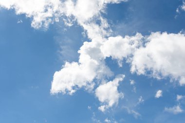 Güzel mavi gökyüzü ve bulut