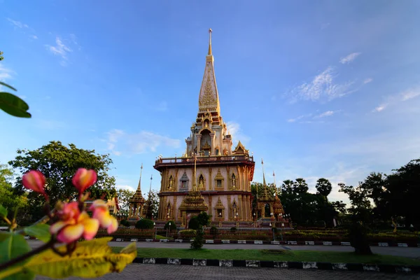 Pagode Chalong Tempel Phuket Thailand — Stockfoto