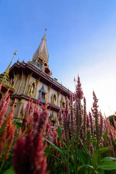 Пагода Храме Чалонг Пхукет Таиланд — стоковое фото
