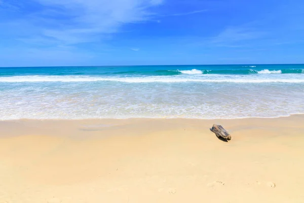 Hermosa Ola Playa Agua Clara Arena Blanca Holliday Andaman Mar — Foto de Stock