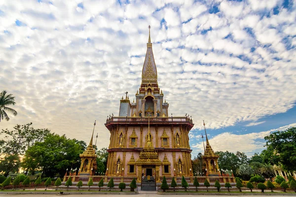 Παγόδα Στο Ναό Wat Chalong Chalong Πουκέτ Ταϊλάνδη — Φωτογραφία Αρχείου