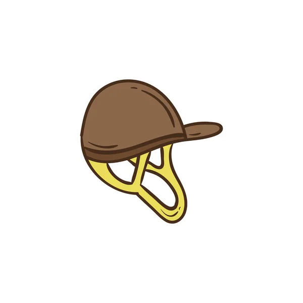Icono Sombrero Fondo Con Estilo Diseño Plano Para Logotipo Marca — Vector de stock