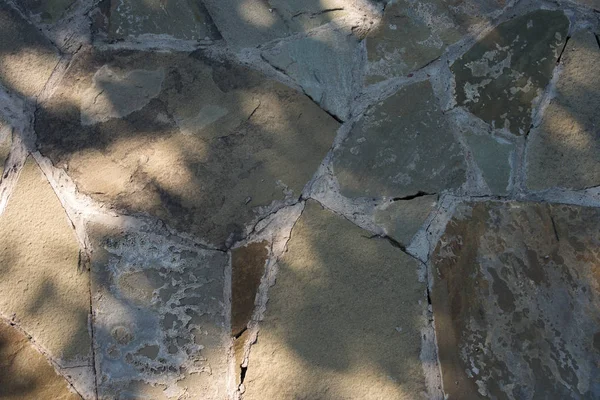 taşların doku yolları yakın çekim, doğal taştan patika