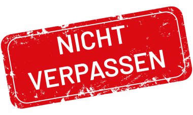 Stamp nicht verpassen vektör klasiği