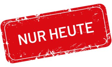 vektör vintage Stamp nur heute