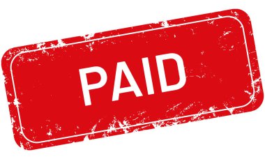 vektör Vintage damga ödenen