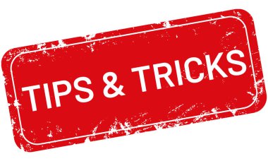 vektör Vintage damga ipuçları ve hileler