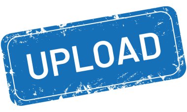 vektör Vintage damga upload