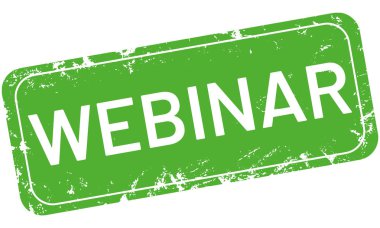 vektör Vintage damga Webinar