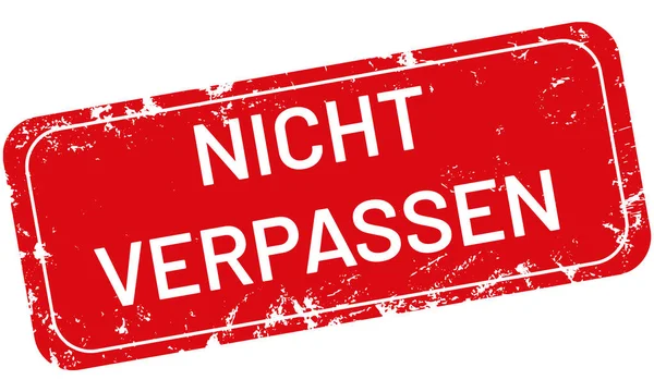 Stamp nicht verpassen vektör klasiği