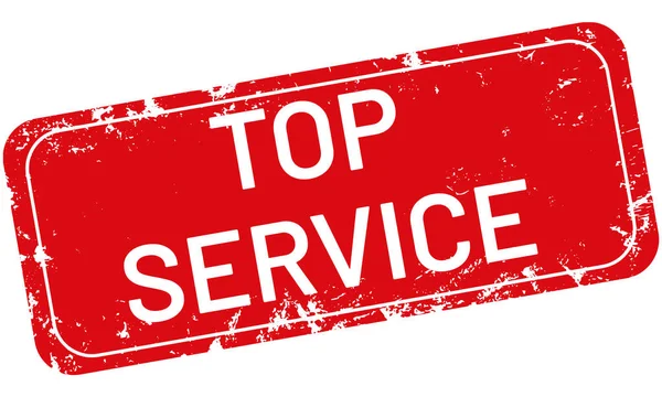 Vector Rocznika Pieczęć Top Service — Wektor stockowy