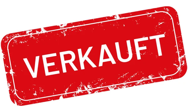 Vektor Szüret Stamp Verkauft — Stock Vector