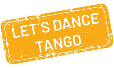 vektör Damga dans tango sağlar