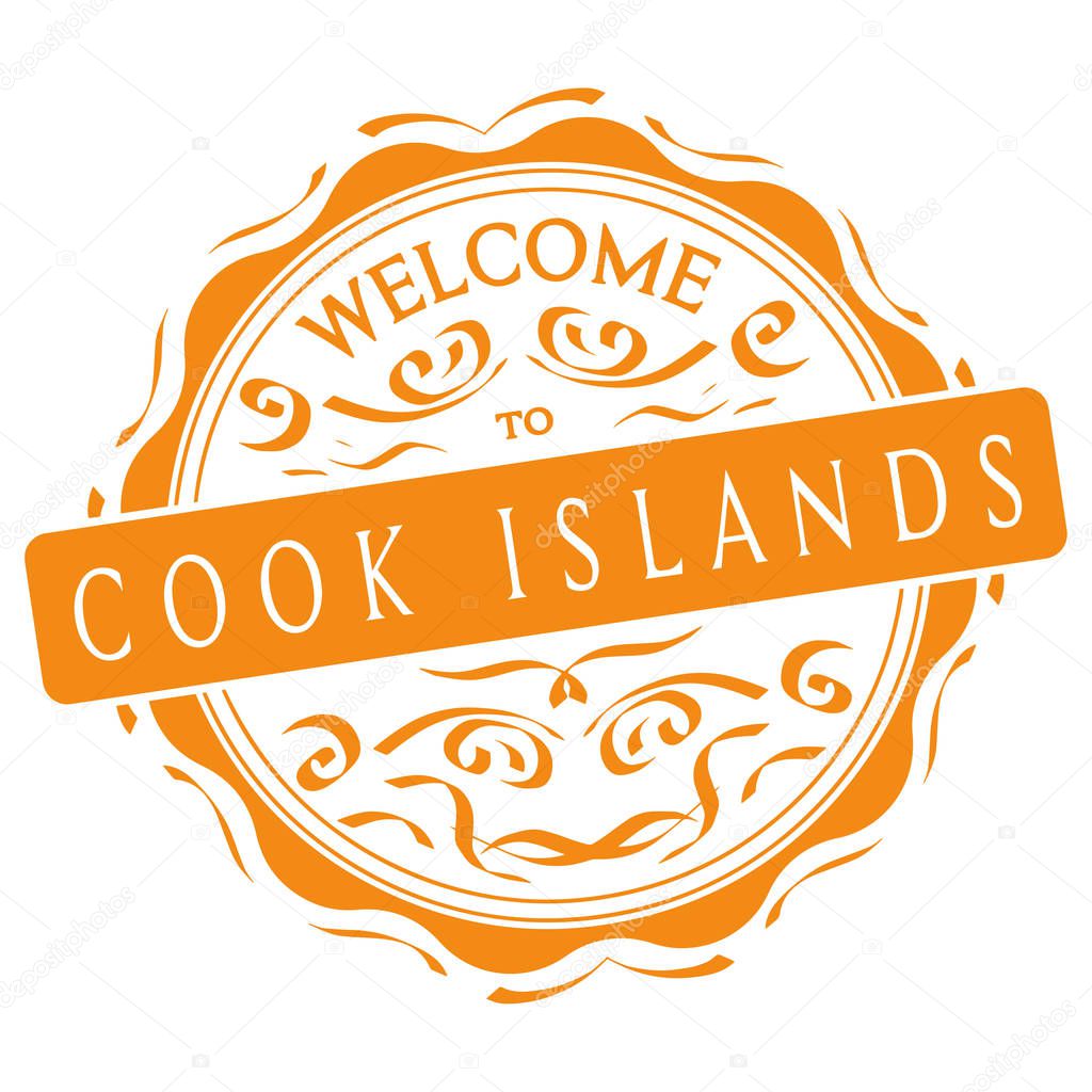 vector Welcome to Cook Islands