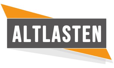 vektör modern düğme Altlasten