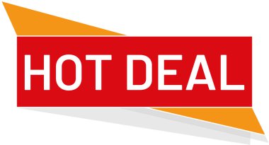 vektör modern düğme sıcak anlaşma