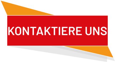 vektör modern düğme kontaktiere uns