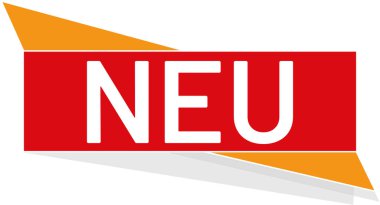 vektör modern düğme Neu