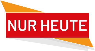 vektör Düğme Nur Heute