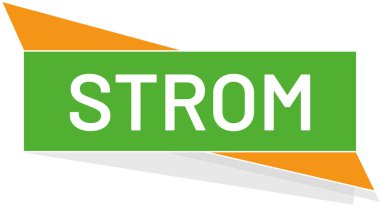 vektör modern düğme Strom
