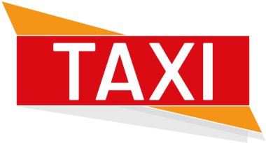vektör modern düğme Taksi