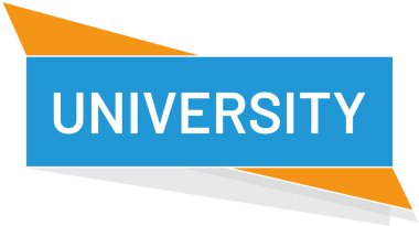 vektör modern düğme Üniversitesi