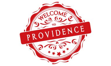 vektör Providence hoş geldiniz