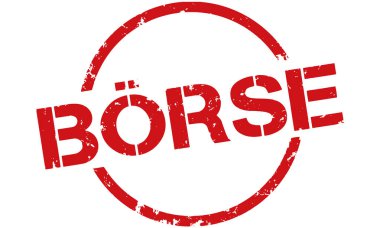 vektör Düğme yuvarlak Boerse