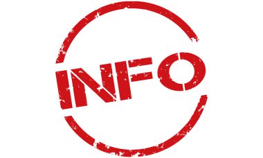 vektör Düğme yuvarlak bilgi