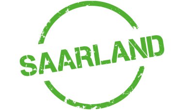 vektör Düğme yuvarlak Saarland