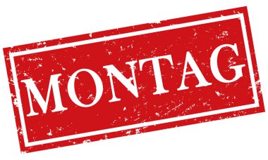 vektör Düğme retro hafta içi Montaj