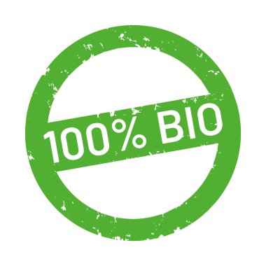 vektör web Damga% 100 bio