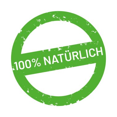 vektör web Damga% 100 natuerlich