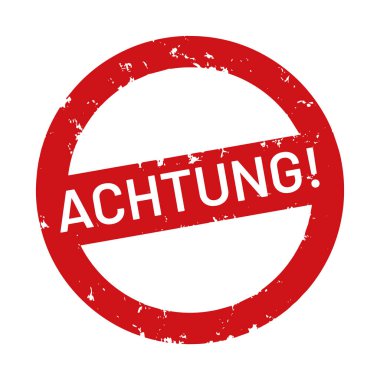 vektör web Damga Achtung
