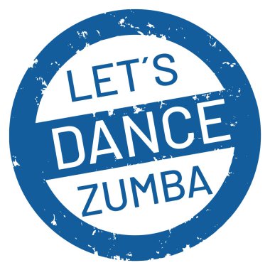 vektör web Damga Dans Zumba Lets