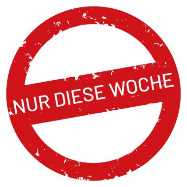 vektör web Damga nur diese Woche